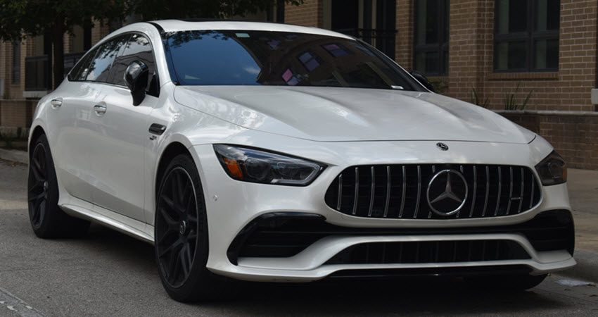 White Mercedes-Benz AMG Car