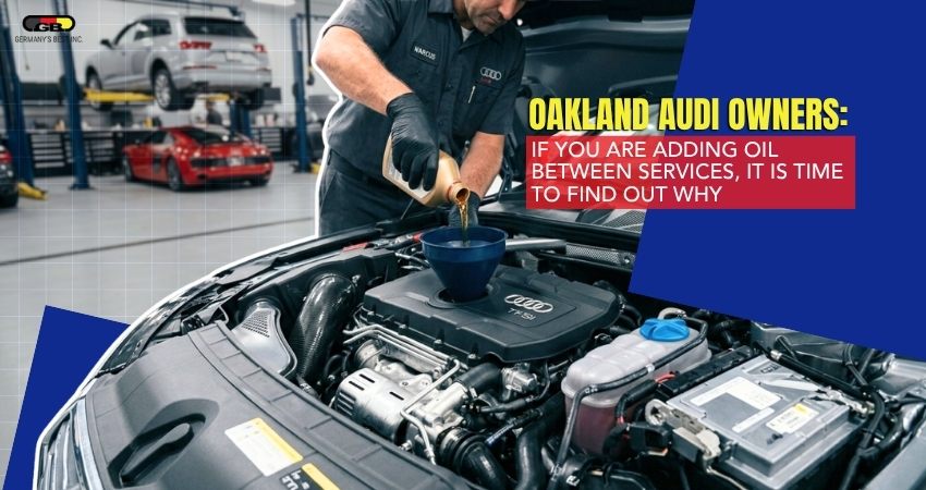 Oakland Audi Owners If You Are Adding Oil Between Services, It Is Time to Find Out Why