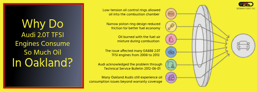 Why Do Audi 2.0T TFSI Engines Consume So Much Oil In Oakland